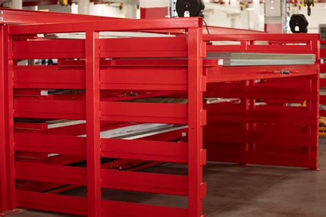 sheet metal storage system|roll out steel storage racks.